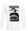 Лонгслив Eminem in police Белый фото