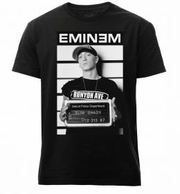 Чоловіча преміум футболка Eminem in police Чоловіча преміум футболка Eminem in police