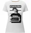 Женская премиум футболка Eminem in police Белый фото