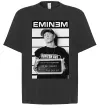 Футболка Оверсайз Eminem in police Черный фото