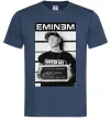 Мужская футболка Eminem in police Темно-синий фото