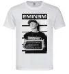 Мужская футболка Eminem in police Белый фото