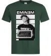Мужская футболка Eminem in police Темно-зеленый фото
