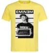 Мужская футболка Eminem in police Лимонный фото