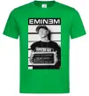 Мужская футболка Eminem in police Зеленый фото