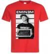Мужская футболка Eminem in police Красный фото