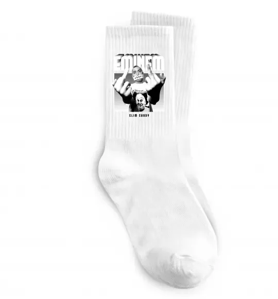 Носки Slim shady Белый фото