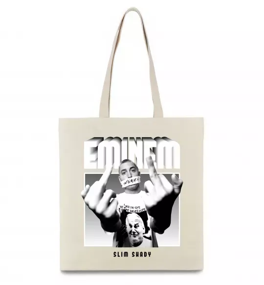 Эко-сумка Slim shady Бежевый фото