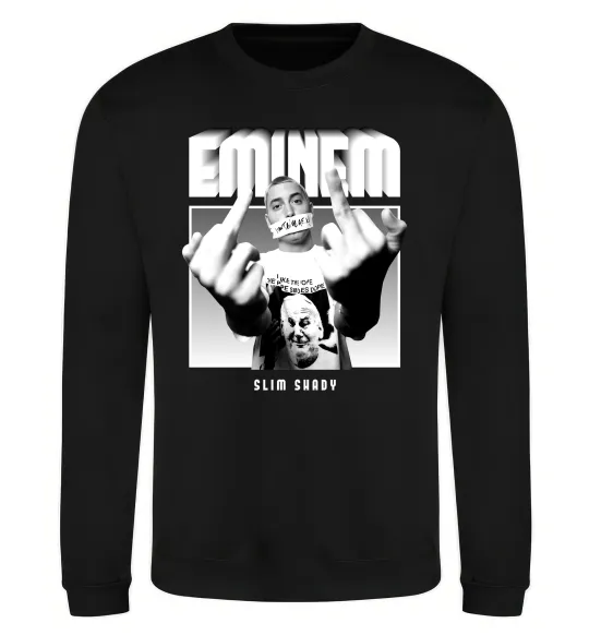 Свитшот Slim shady Черный фото
