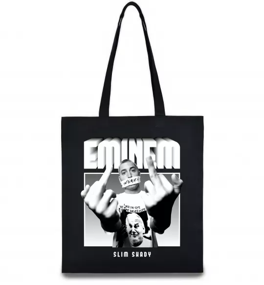 Эко-сумка Slim shady Черный фото