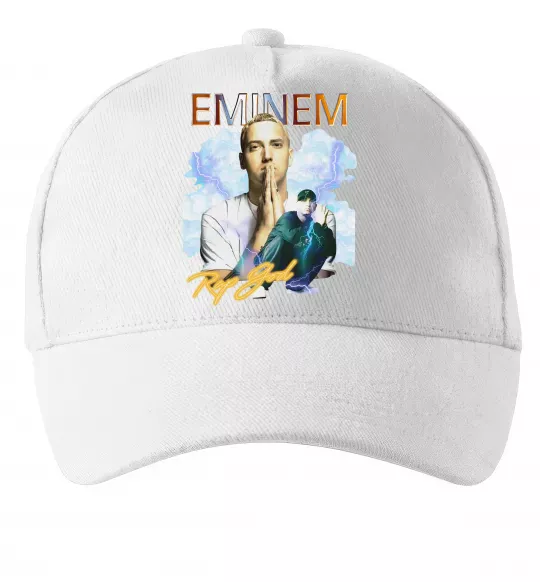Кепка Eminem Rap God Белый фото