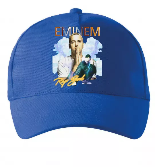 Кепка Eminem Rap God Ярко-синий фото