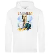 Женская толстовка (худи) Eminem Rap God Белый фото