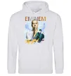 Женская толстовка (худи) Eminem Rap God Серый меланж фото