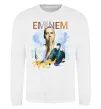 Свитшот Eminem Rap God Белый фото