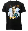 Чоловіча преміум футболка Eminem Rap God Чорний фото