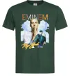 Мужская футболка Eminem Rap God Темно-зеленый фото