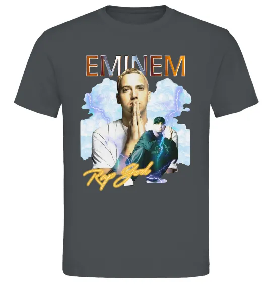 Мужская футболка Eminem Rap God Графит фото