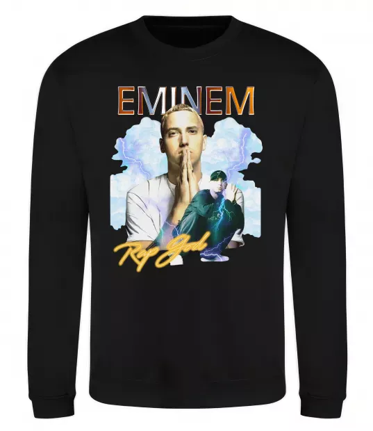 Свитшот Eminem Rap God Черный фото