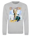 Свитшот Eminem Rap God Серый меланж фото