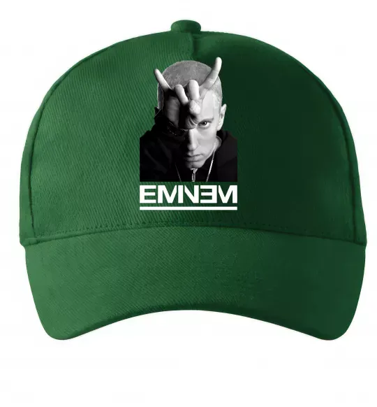 Кепка Eminem чорно-білий Темно-зеленый фото