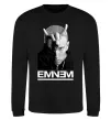 Свитшот Eminem чорно-білий Черный фото