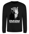 Свитшот Eminem чорно-білий Черный фото