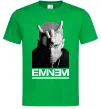 Чоловіча футболка Eminem чорно-білий Зелений фото
