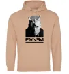 Мужская толстовка (худи) Eminem чорно-білий Песочный Мужская толстовка (худи) Eminem чорно-білий Песочный фото