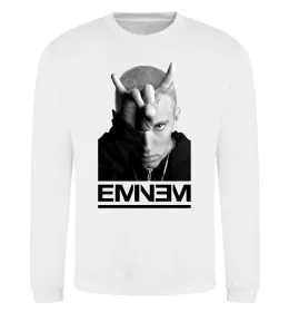 Свитшот Eminem чорно-білий Белый фото