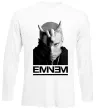 Лонгслив Eminem чорно-білий Белый фото