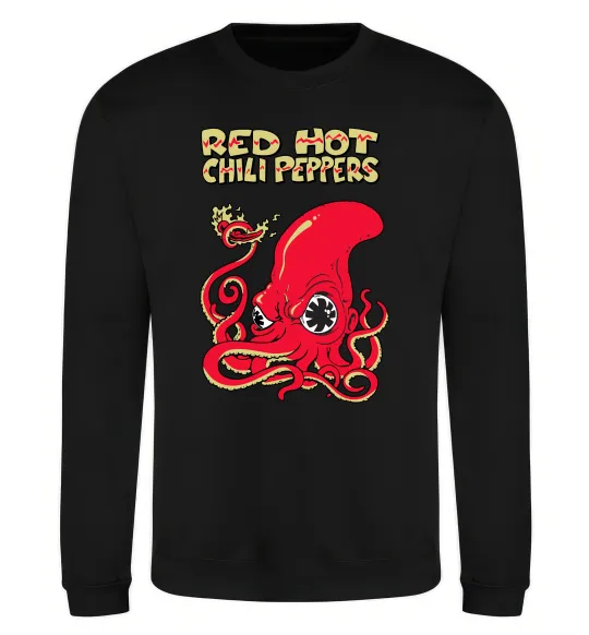 Свитшот Red Hot Chili Peppers octopus Черный фото