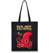 Еко-сумка Red Hot Chili Peppers octopus Чорний фото