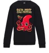 Детский Свитшот Red Hot Chili Peppers octopus Черный фото
