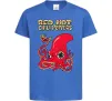 Детская футболка Red Hot Chili Peppers octopus Ярко-синий фото