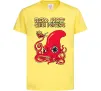 Детская футболка Red Hot Chili Peppers octopus Лимонный фото