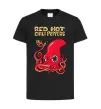 Детская футболка Red Hot Chili Peppers octopus Черный фото