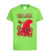 Детская футболка Red Hot Chili Peppers octopus Лаймовый фото