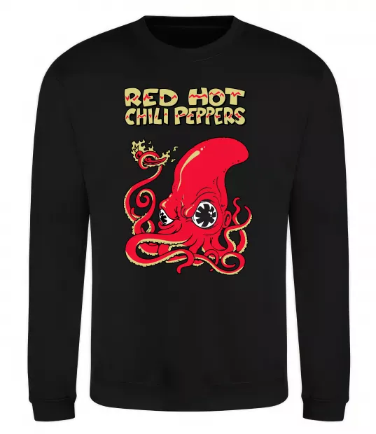 Світшот Red Hot Chili Peppers octopus Чорний фото