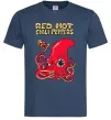 Мужская футболка Red Hot Chili Peppers octopus Темно-синий фото