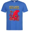 Мужская футболка Red Hot Chili Peppers octopus Ярко-синий фото
