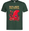 Мужская футболка Red Hot Chili Peppers octopus Темно-зеленый фото