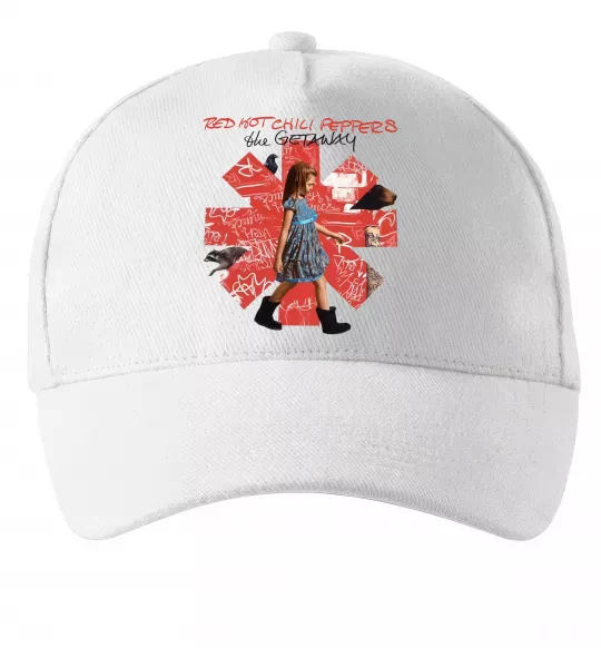 Кепка Red Hot Chili Peppers the getaway Білий фото