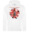 Жіноча толстовка (худі) Red Hot Chili Peppers the getaway Білий фото