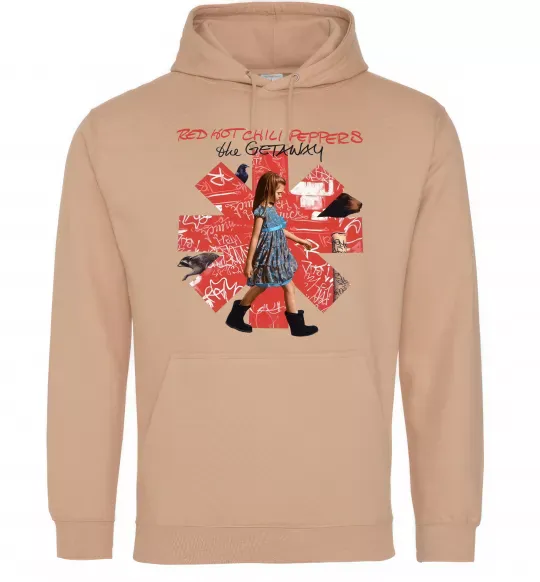 Жіноча толстовка (худі) Red Hot Chili Peppers the getaway Пісочний фото