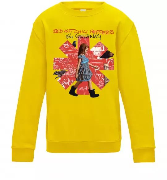 Дитячий світшот Red Hot Chili Peppers the getaway Сонячно жовтий фото