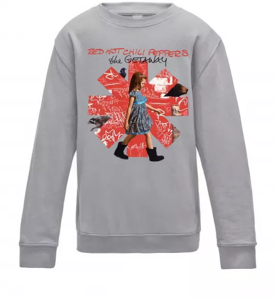 Дитячий світшот Red Hot Chili Peppers the getaway Сірий меланж фото