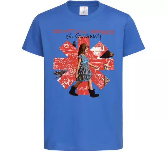 Детская футболка Red Hot Chili Peppers the getaway Ярко-синий фото