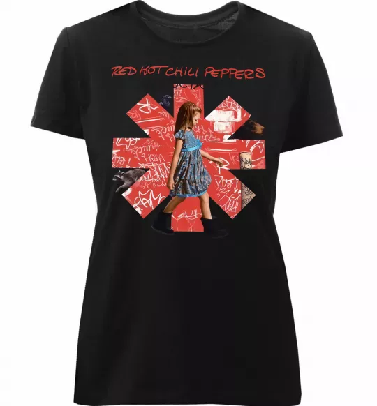 Женская премиум футболка Red Hot Chili Peppers the getaway Черный фото