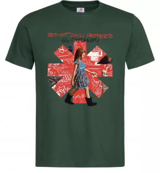 Мужская футболка Red Hot Chili Peppers the getaway Темно-зеленый фото